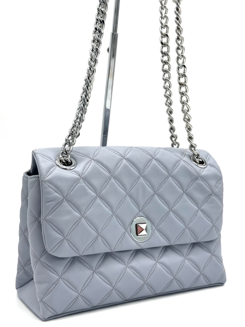 Kate Spade Natalia Medium Flap Shoulder Bag Midnight Blue